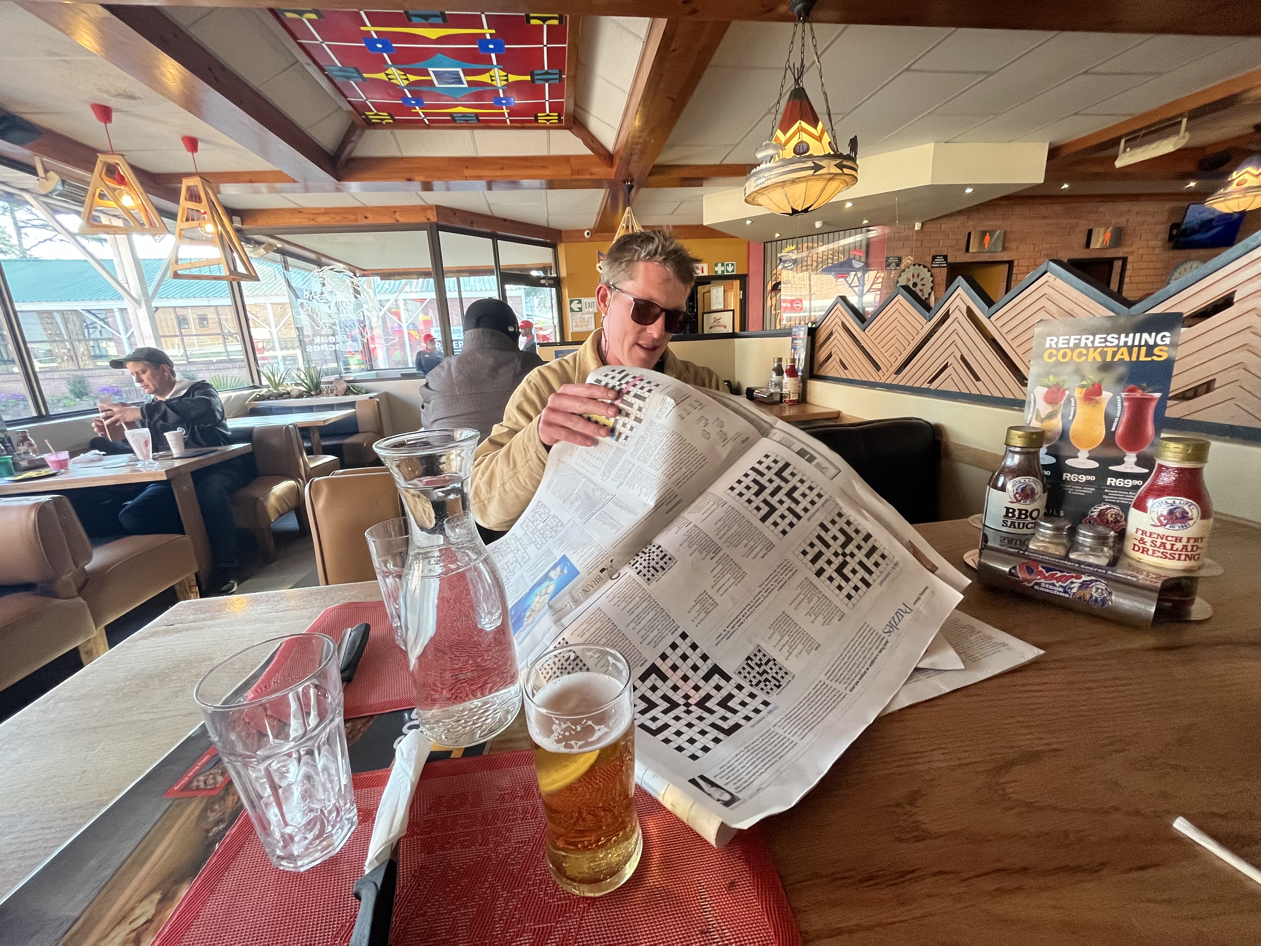 Why does Fred look so at home here?