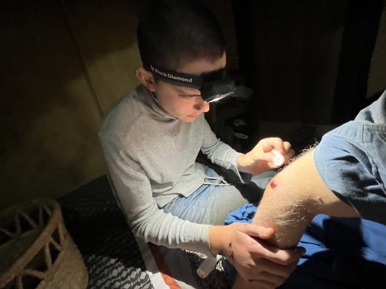 My elbow seemed to come off the worst from the crash