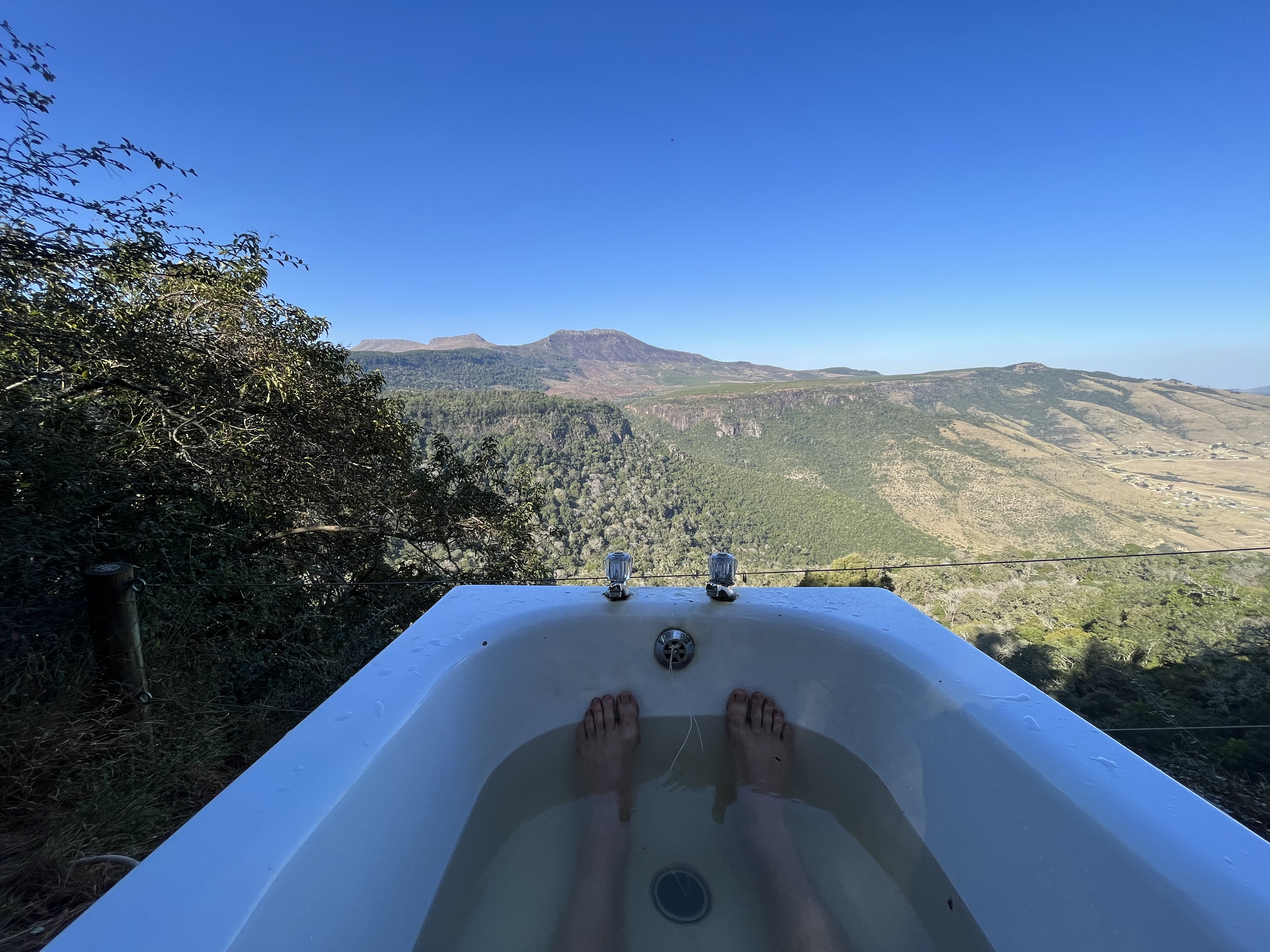 Went to Hogsback - took a bath
